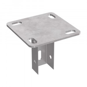 Промрукав Опора вертикальная для стойки 35х30 пятка 120х120 PR08.2609