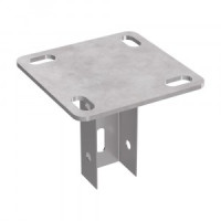 Промрукав Опора вертикальная для стойки 35х30 пятка 120х120 PR08.2609