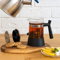 Чайник/кофейник (френч-пресс) Севилья-600,стекло/нерж.сталь/пластик,ручка бакелит 60494 Master House