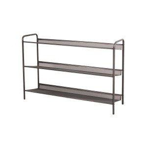 Подставка д/обуви (пвл) Женева33 (3 полки) 86,5*27*60см (графит) ПДОЖ33Гр под заказ ЗМИ