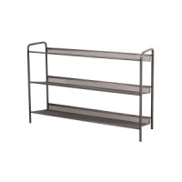 Подставка д/обуви (пвл) Женева33 (3 полки) 86,5*27*60см (графит) ПДОЖ33Гр под заказ ЗМИ