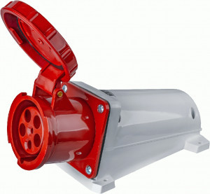 Navigator розетка силовая CEE (разъем) NCA-SR135-63-380 стационарная наружная 63А 3P+N+PE IP54,14302