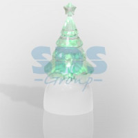 Фигура новогод. на подставке &quot;Ёлочка Кристалл&quot;, RGB 501-051 Neon Night