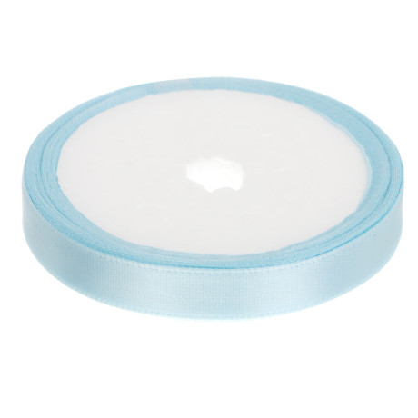 Лента для подарков атласная набор 5 цветов, 1 см x 4,5 м, полиэстер, арт.1