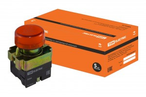 TDM Лампа BV64 матрица d22 мм красный (10!) SQ0702-0046