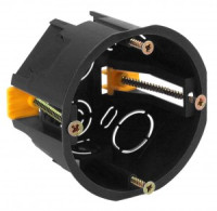 ЭРА KUP-68-45-black кор. уст. КУП 68х45мм для полых стен саморез. пласт. лапк. черная IP30 1362