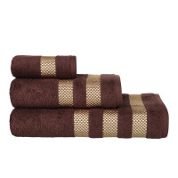 PROVANCE Кантри Полотенце махровое, 50х90см, 100% хлопок, 450гр/м, коричневый