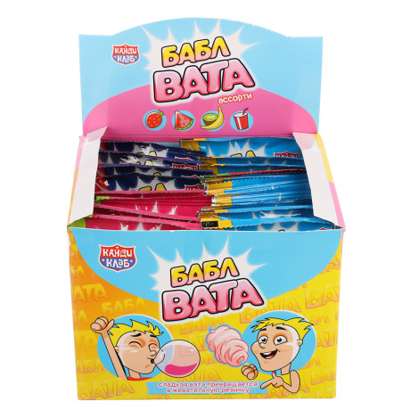 Сладкая вата "БАБЛ ВАТА" ассорти 5гр