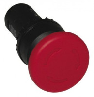 EKF Кнопка SW2C-11MZ поворотная "грибок" красная NO+NC sw2c-mz-r