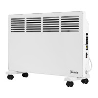 Конвектор электрический КМ-1500.2, 230 В, 1500 Вт, X-образный нагреватель, колеса, термостат MTX