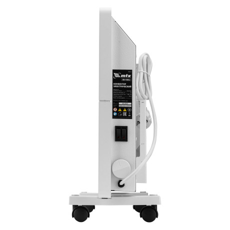 Конвектор электрический КМ-1500.2, 230 В, 1500 Вт, X-образный нагреватель, колеса, термостат MTX