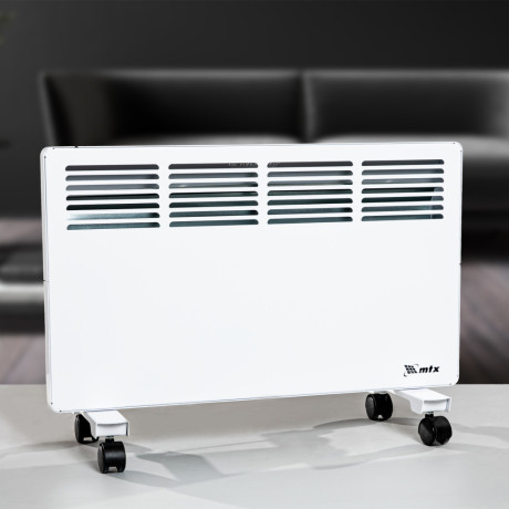 Конвектор электрический КМ-1500.2, 230 В, 1500 Вт, X-образный нагреватель, колеса, термостат MTX