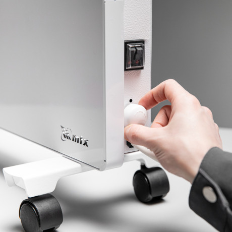 Конвектор электрический КМ-1500.2, 230 В, 1500 Вт, X-образный нагреватель, колеса, термостат MTX