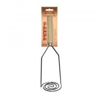 Картофелемялка "Ретро" (кратность 6шт!!!), нерж.сталь, дерево AN57-34 Мультидом