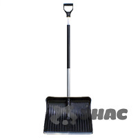 Лопата снеговая пласт в сборе с планкой №1 490х400 d-35мм