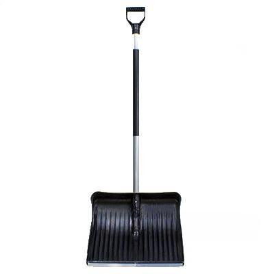 Лопата снеговая пласт в сборе с планкой №1   490х400  d-35мм