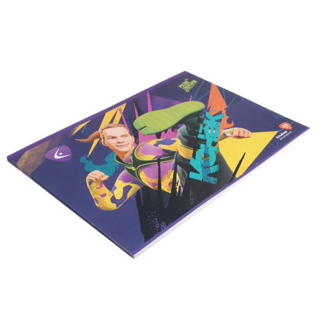 BY Русские Супергерои Альбом д/рис. А4, 40л., обл.картон, склейка, выб.лак, "Конек/Ермак"