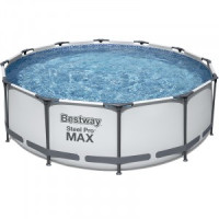 Каркасный бассейн Steel Pro Max с ф.-насосом и лестн. 366х 100 см, 9150 л, Bestway 56418 4864