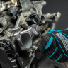 Ключ-трещотка 1/4", CrV, 120 зубьев, цельнометаллический, хром Gross