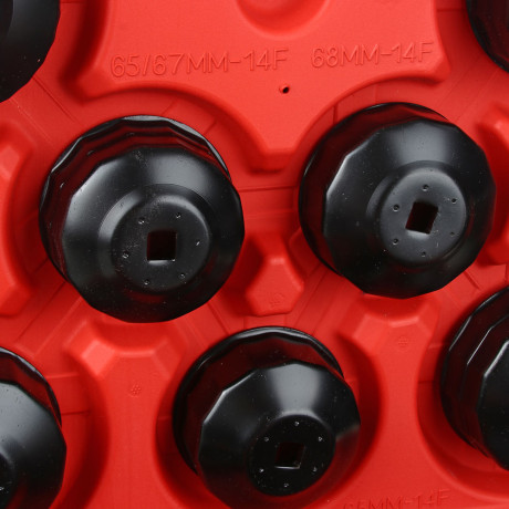 ЕРМАК Набор чашек для снятия фильтров, 15 шт, кейс