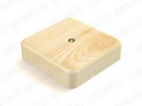 GREENEL Коробка распред. ОУ под кабель-канал 75х75х20мм, IP40, СОСНА (100шт) GE41211-11