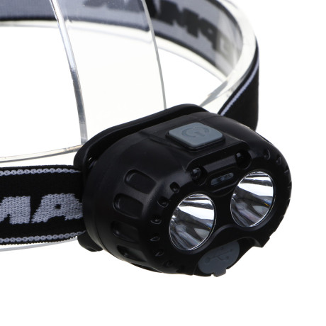 РОКОТ Фонарь налобный, LED, 3 режима, 1200 мАч, зарядка Type-C, сенсорный, пластик, 59х31х40 мм