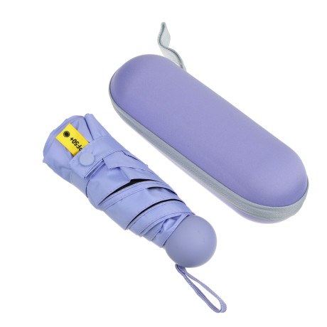 Мини-зонт, механика, сплав, пластик, полиэстер, 50 см, 6 спиц, 4 цвета, 5043