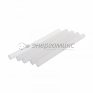 REXANT Клеевой стержень d=7мм L=100мм Прозрачный светящийся (уп.12шт, цена за уп) Блистер 09-1060