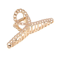 ЮНИLOOK Краб для волос, 7,5см, сплав, золотой, ACS-МП4