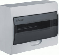 Navigator бокс (корпус) пластик ЩРН-П-12 мод. навесной IP41 NSS-DBW-12-WH 93796
