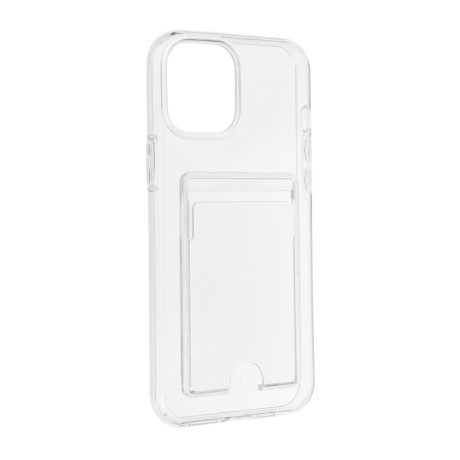 ВСЁГАЗИН Чехол для смартфона Прозрачный, iP - 12pro max, картхолдер, силикон