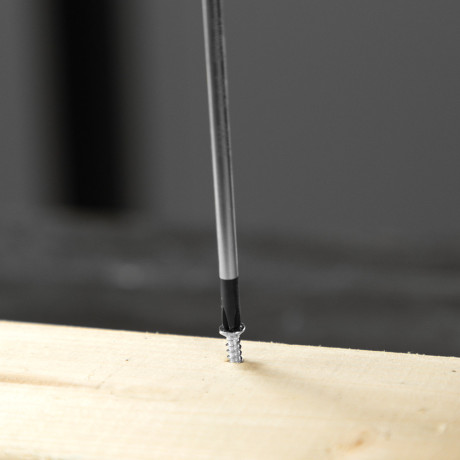 Отвертка, PH0х75 мм, S2, 3к рукоятка Denzel