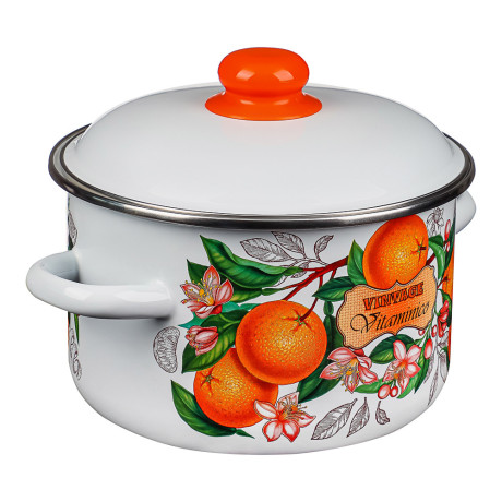 Гарден Кастрюля эмалированная 4л