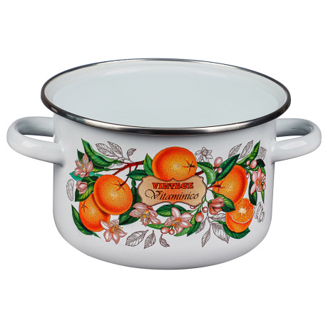 Гарден Кастрюля эмалированная 4л