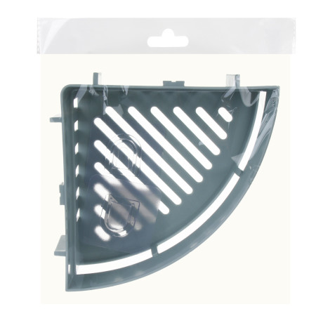 VETTA Classic Полка настенная угловая (малая), пластик, 25x17,5x7 см, оливковый