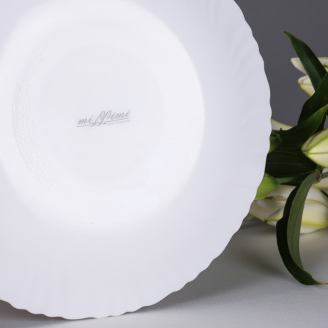 MILLIMI Роселла Тарелка подстановочная, опаловое стекло, 24см