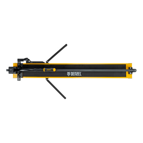 Плиткорез рельсовый 1200х16мм, каретка на подш., стальная станина, усил. рукоятка-пенал Denzel