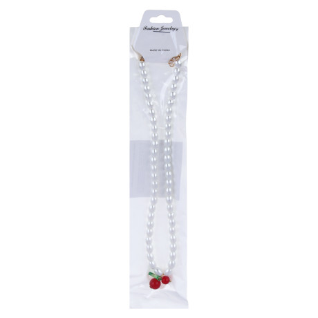 Ожерелье с кулоном, бижутерия, пластик, сплав, БЖ-10