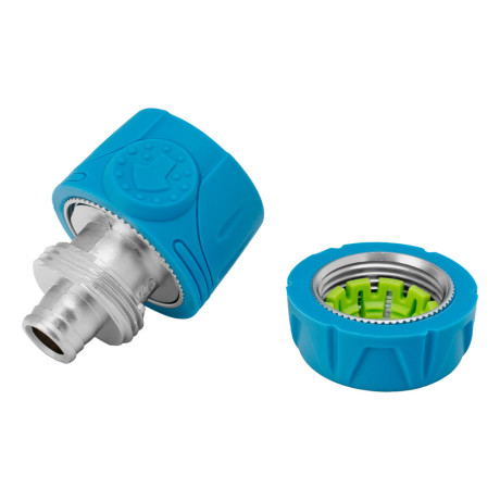 Соединитель быстросъемный 1/2", алюминий, TPR, LUXE Palisad