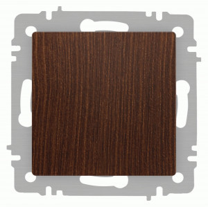 ЭРА Intro Accent мех. выкл. (перекл.) СУ 1 кл. проходн. 10А 250В, венге 6-103-10