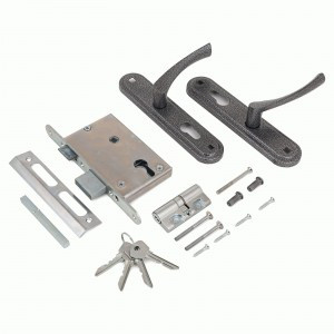 Д-град Зенит ЗВ4-3.07 серебро Замок врезной с/руч (15)