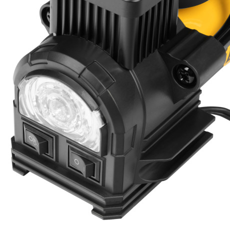 Компрессор автомобильный AC-75, 12 В, 10 атм., 75 л/мин, LED Denzel