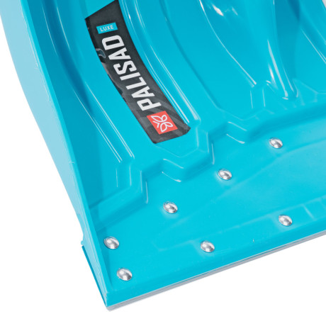 Лопата-скрепер для уборки снега, полипропилен, 460х320х1300 мм, алюминиевый черенок, ПВХ, LUXE Palisad