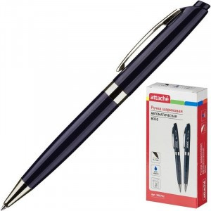 Ручка шарик. Attache Boss,синий корпус,цвет чернил-синий 389762