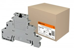 TDM Зажим наборный трехуровневый ЗНТ 2,5-3PV серый (3!) SQ0803-0063