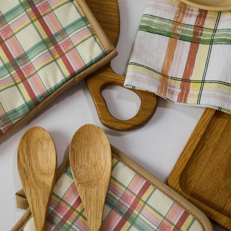 PROVANCE Ботаника Полотенце кухонное 40х60см, 100% хлопок, 2 дизайна, мятый хлопок