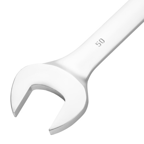 Ключ комбинированный 50мм, никелированный Сибртех