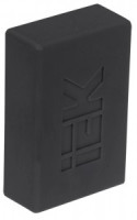 IEK ЭЛЕКОР Заглушка КМЗ 16х16 черный (4шт, цена за уп) ELECOR EL-KK10D-Z-016-016-K02