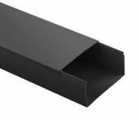 ЭРА кабель-канал ПВХ 80х60 черный 2м (8м в уп., цена за 1м) KK-B-80-60 61659
