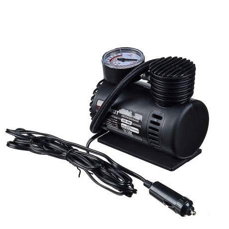 РОКОТ Компрессор автомобильный Цилиндр, 60Вт, 12л/мин, переходники